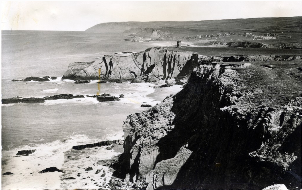 Narrowing beach